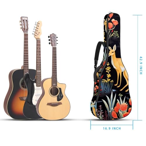 JRHEJTFZ Housse pour guitare acoustique de 1,9 cm d’épaisseur – Imperméable – Durable et élégant – Imprimé rose, Multicolore 4., 42.9×16.9×4.7 in, Motif imprimé tendance - Les Beatles, Paul McCartney, John Lennon, RIngo Starr, George Harrison JRHEJTFZ Housse pour guitare acoustique de 1,9 cm d'épaisseur - Imperméable - Durable et élégant - Imprimé rose, Multicolore 4., 42.9x16.9x4.7 in, Motif imprimé tendance – Image 6