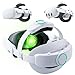 【19%OFF】Noiposi ヘッドストラップ Meta Quest 3 & Quest 2 用、Quest 2 & Quest 3 用エリートストラップ交換用、ダブルノブ付き VR ヘッドセットアクセサリー 調整可能 強化されたサポート & 圧力軽減 & 快適