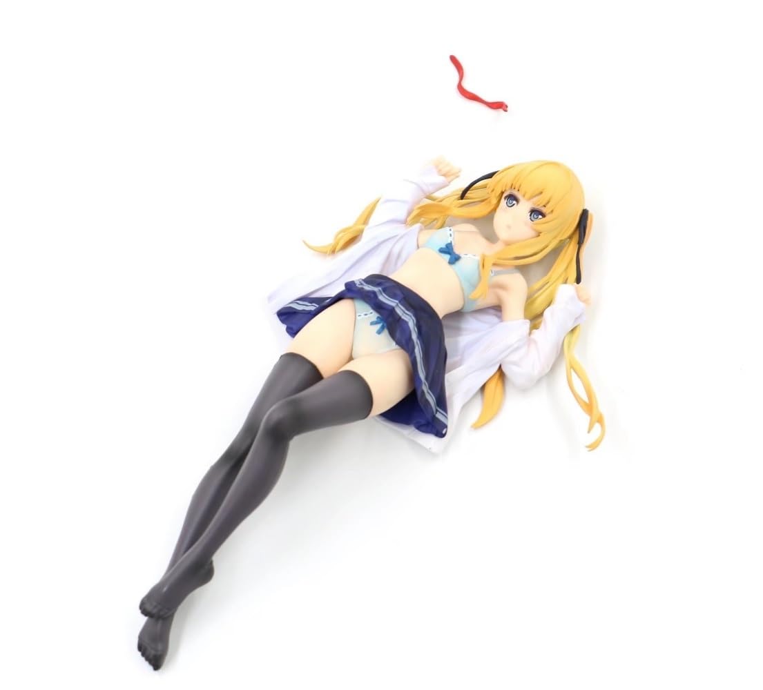 Figura de chica anime original 1/7, figura de juguete de estatua, colección de modelos, personaje de manga japonés, PVC, figuras de acción, 21 cm.