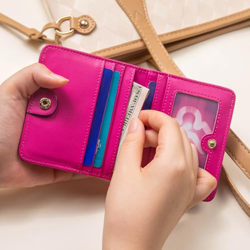 CALLIE Womens Wallet Personalized - Custom Birth Flower and Name on Leather Bifold Pocket Wallet - Mother's Day Gift for Women, Wife, Grandma3