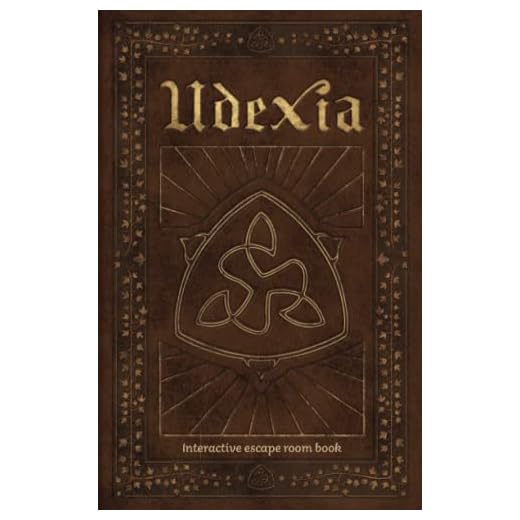UDEXIA: Interactive Escape Room Book - Puzzle Game Book - Play with Friends, Family or by Yourself