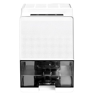 Dehumidifier for Home, Portable 10.1 fl oz / 300 ml Dehumidifier with 7-Color Light, Ideal for Bedroom, Basement, Closet, 5.9 x 4.7 x 9.4 in / 15 x 12 x 24 cm, US Plug