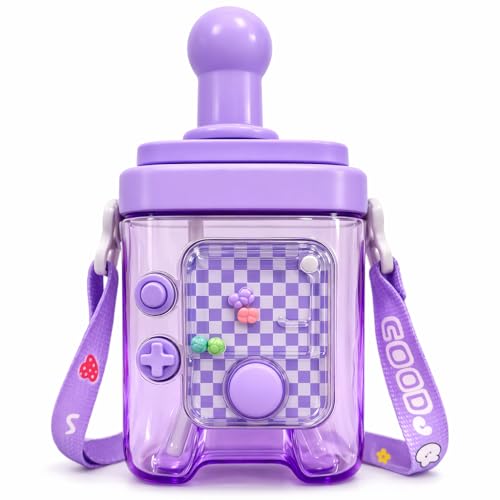 Image of Vasukie Kids Water Bottle 700ml with Built-in Game | Leak-Proof Sipper Bottle for Boys & Girls | BPA-Free, Durable School & Picnic Water Bottle | Easy to Carry (Game Bottle)