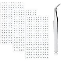 Hebterrka Juego de 495 Piercings para la Cara, Anillo para la