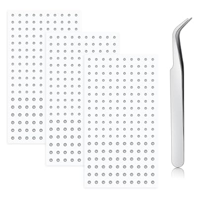 Hebterrka Juego de 495 Piercings para la Cara, Anillo para la Nariz, Septum y Labio, con Purpurina Facial Adhesiva | Ya disponible en tu tienda friki favorita! En mundofriki.es!