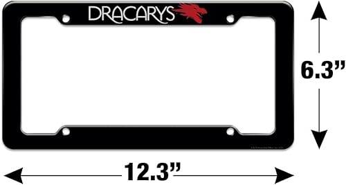 Miniatura 4 de GRAPHICS & MORE Marco de placa de matrícula de Game of Thrones Dracarys
