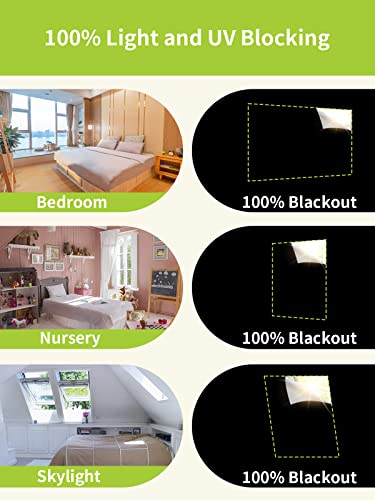 Blackout Blinds Shades [39"X 59"][100% Blackout Light][No Drill][Diy Cut To Any Size Or Shape] Portable Temporary Travel Blackout Curtains For Nursery,Bedroom,Film Room,Rv Car Windows Cover #TOP1