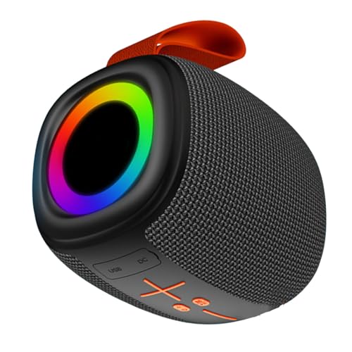 ZASCHMOY Altavoz Portátil Bluetooth 5.3, de Sonido Inalámbrico de 5 W para Fiestas en Casa, Aventuras Al Aire Libre y Diversión en la Playa