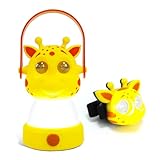Let's Explore LED Camping Lantern & Headlamp, Battery Powered Night Light, Gift for Birthday, Lightweight Tent Lamp for Children (Deer Set) Age 6+ 8 9 10 11 12 13 14
