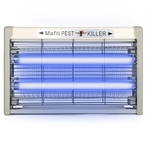 Mafiti Bug Zappers Electric Insect Killer Indoor Mosquito Zapper Attracting Flies with UV Light 20W for Kitchen Home Indoor Garden Yard Commercial or Domestic Usage