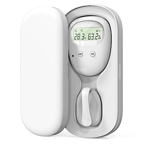 Fesjoy - Alarma de enuresis nocturna inalámbrica para bebés con receptor y transmisor separados para niños, niños, niños, entrenamiento de limpieza, cuidado de ancianos, vibración de sonido,