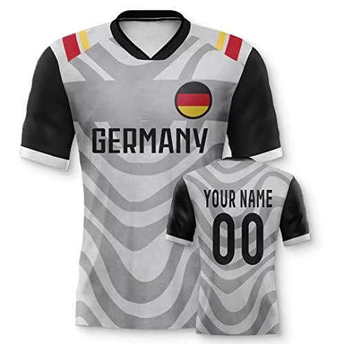 Deutschland Personalisiertes Weltmeisterschaft Fussball Trikot mit Ihrem...
