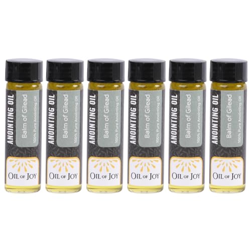 Huile d'onction Baume de Gilead en lot de 6 pour renouveler la foi