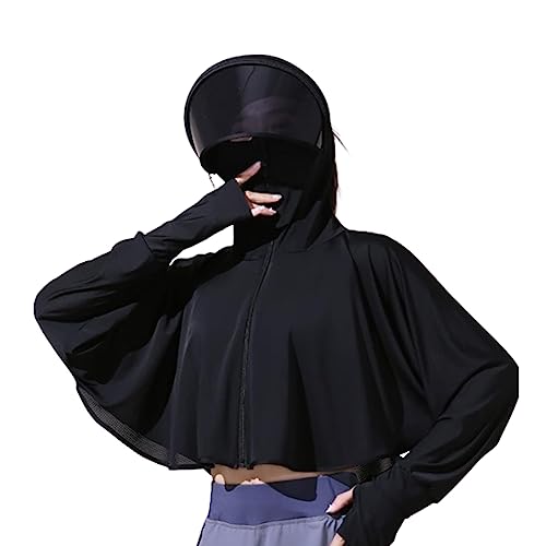 QUNCHAORI bVK[h fB[X ToCU[t uvJbg t[h p[J[ ڐG⊴ ACXVN Ă΍ Ăh~ Ă΍EFA   UPF50+ (ubN)