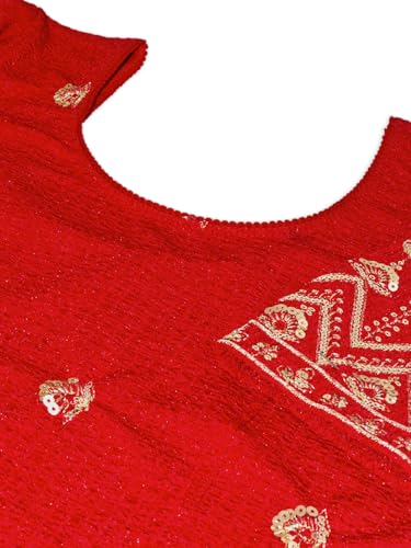 Image of Chandrakala Readymade Blouses for Women Sarees,Stretchable(B202-P)