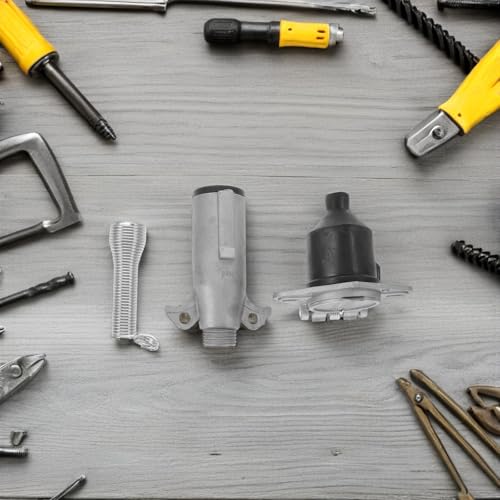 Conector de remolque de 7 pines iplusmile de aluminio para camión 5