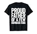 Proud Father of A Few Dumbass Kids Shirt Funny Fathers Day T-Shirt