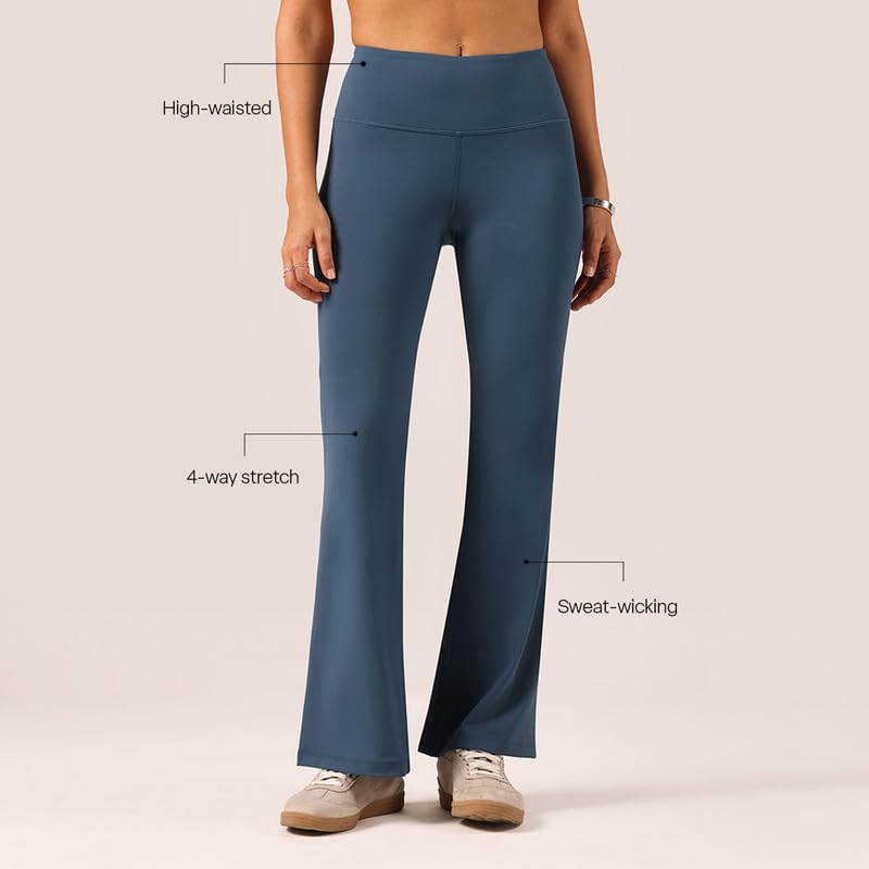 Image of BlissClub Ultimate Flare Pants Lite Tall for Women Above 5'5 ft