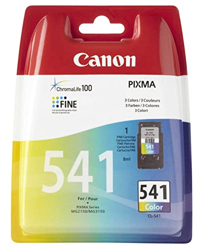 Canon CL-541 ancienne version imprimer des documents scolaires clairs en couleur jet dencre