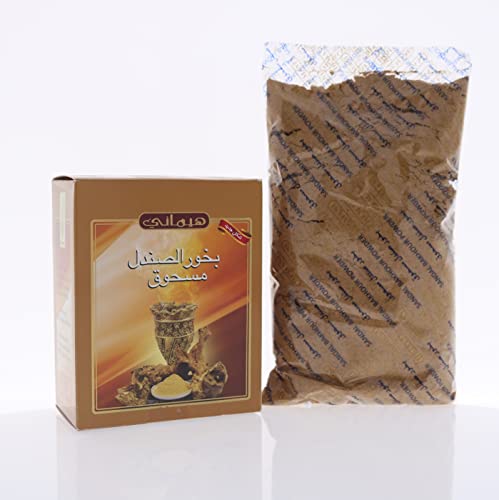HEMANI Sandal Bakhour (Bakhoor) Powder 200g / 7oz - 100% Natural - Ideal for Aromatherapy, Relaxation & Home Fragrance - Creates a Calming Atmosphere for Meditation and Relaxation