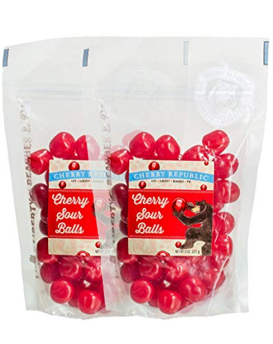 Cherry Republic Sour Candy (Sour Cherry Balls, 16 Ounce)