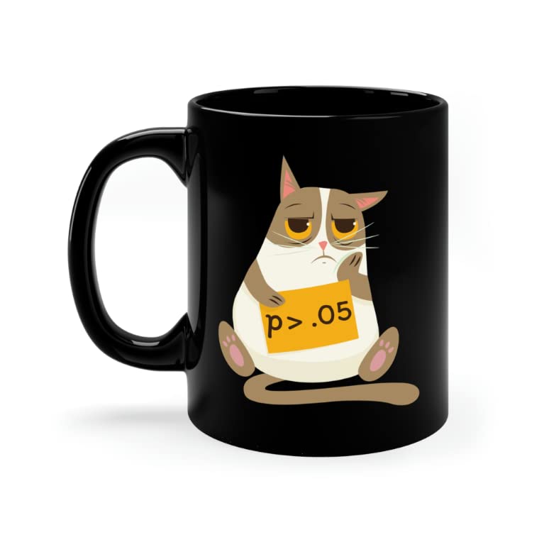 DPgUfPV Lustige Datenanalysten-Tasse, Datenwissenschaft, Daten, Nerd, Statistiken, Witz, traurige Katze, Datenwissenschaftler, Geschenk, Ingenieur, lustiger Geek-Verhaltensanalysator (425 ml)