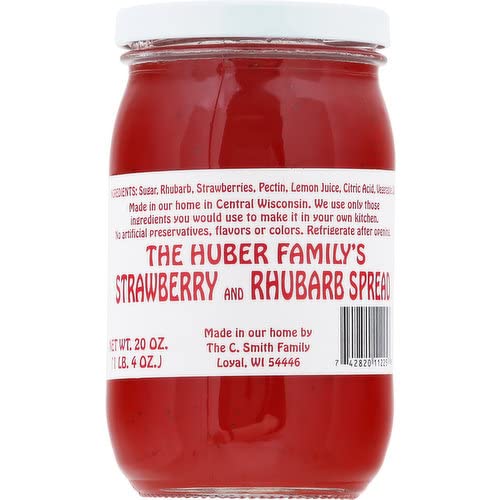The Huber Family's | STRAWBERRY & RHUBARB SPREAD