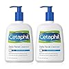 Cetaphil-Daily-Facial-Cleanser-Wash-for-Combination-to-Oily-Sensitive-Skin-Gentle-Foaming-Deep-Clean-Without-Stripping-Basic-32-Fl-Oz-Pack-of-2 Face Wash by Cetaphil, Daily Facial Cleanser for Combination to Oily Sensitive Skin, 16 Ounce Pack of 2, Gentle Foaming Deep Clean Without Stripping