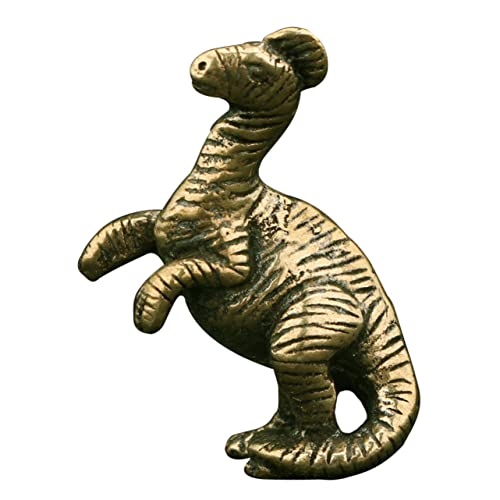Sculpture de dinosaure décorative : rompez la monotonie de votre bureau avec le laiton vintage