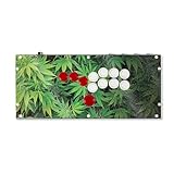 Glossy Glitter Gaming Skin Compatible with Hit Box (PS4/PC) - Weed - Premium 3M Vinyl Protective Wrap Decal Cover - Easy to Apply | Crafted in The USA by MightySkins
