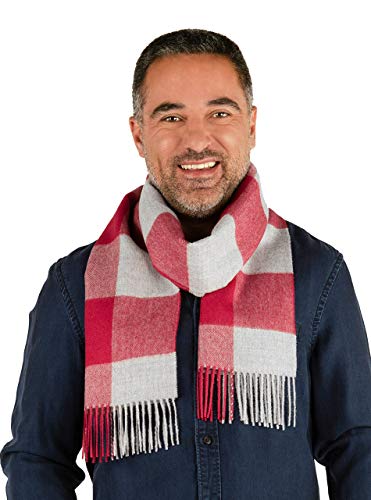 Inca Fashions - 100% Pure Baby Alpaca Buffalo Plaid Scarf for Men and Women3