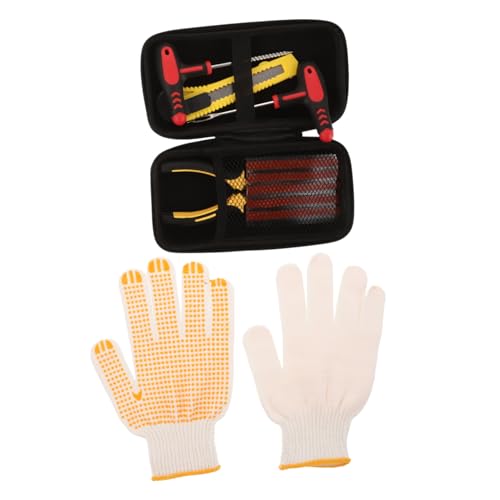 Unomor -in- Repair Kit Car Motorcycle Truck Tire Patch Set Heavy Duty Plugs for Quick