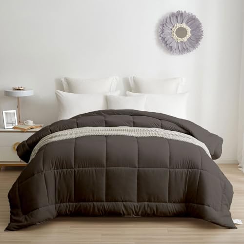 Image of Razzai Restful Sleep Microfiber Summer Season AC Comforter 110 GSM Dark Grey King Size (92 inch x 106 inch Inches /233cm x 269cm)