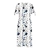 Maxi Long Dresses for Women 2025 Trendy Short Slee... #3