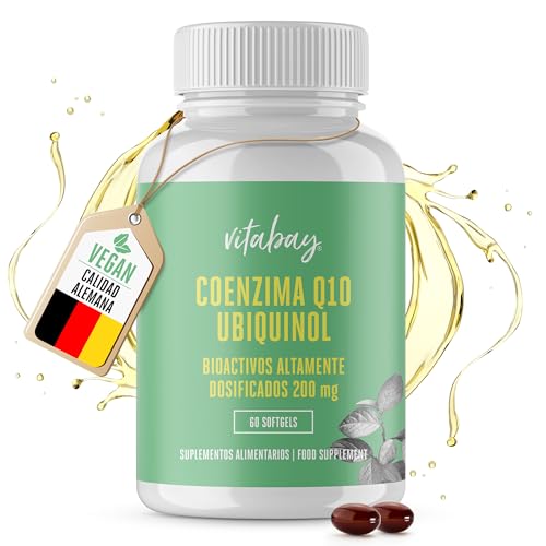 Vitabay Coenzima Q10 UBIQUINOL 200mg 60 Cápsulas