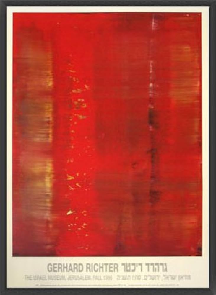 Amazon.co.jp: ポスター ゲルハルト リヒター Abstract painting