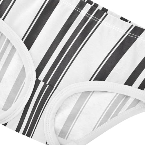 Joisal Minimalist Black White Stripes Girls Underwear Toddlers 2t Cotton Panties for Girl Fancy Kids Briefs Undies4