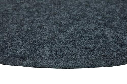 andiamo Kunstgrasveld, groen, duurzaam grastapijt met drainage knoppen, kleur: antraciet, maat: Ø 195 cm - Afbeelding 8