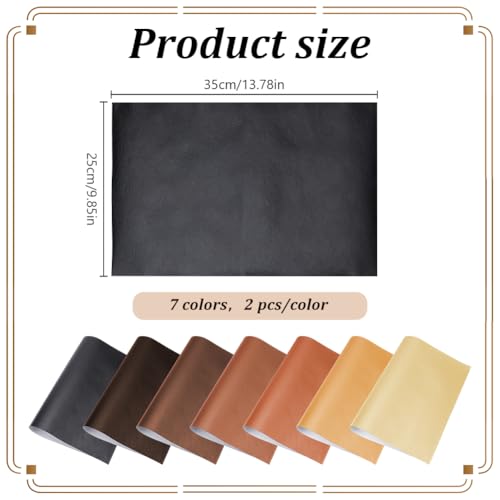 Matériel de reliure de livres WEBEEDY simili cuir pour couverture