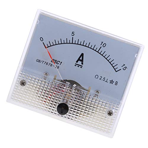 Amperometro Analogico Uxcell – 0-15A AC – Pannello 62x53x60mm – Classe 2.5