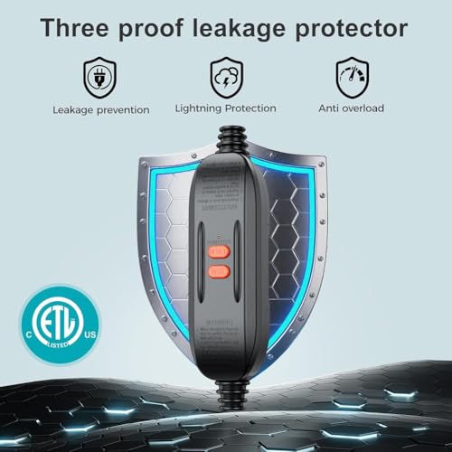 Conector GFCI de 15 A con reinicio automático y protección industrial 7