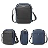BAIGIO Sacs Bandoulière Homme,Sacs portés épaule pour homme,Pouch Homme Cross Body Bag pour le sport, les voyages, le travail (Bleu, 24x20x9cm) #1
