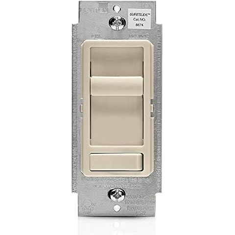 Leviton SureSlide Universal LED and CFL/Incandescent Dimmer Cover
