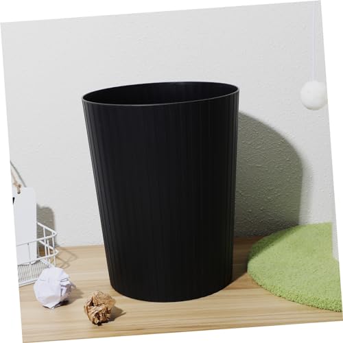 Basurero rectangular negro de plástico MAGICLULU miniatura 3