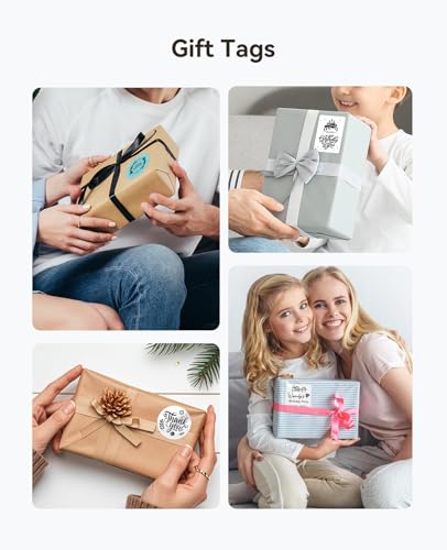 Image of NIIMBOT 2Inch Label Maker Machine with 3 Tape, B1 Portable Sticker Printer for Small Businesses, Clothing, Logo, Jar, Address, Compatible with Phones & PC, Blue White