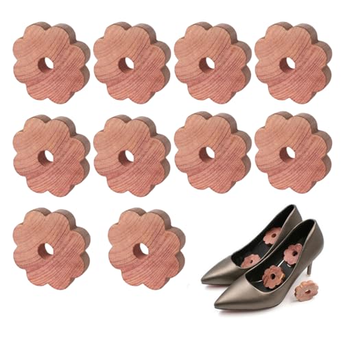 YAFLUG 10 Piezas de Madera de Cedro, Natural Contra Polillas, Producto 100% Natural y Puro Sin Químicos, Repelente Eficaz para Armarios, Protección Duradera para Ropa