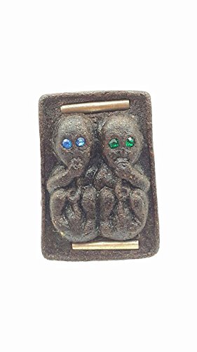 Thai amulets Kumanthong Dood Rok twins Long and Rak Lp Poon Wat Pabannsunk Love luck work gambling Loveable Maha Saneh. Thai occult sorcery