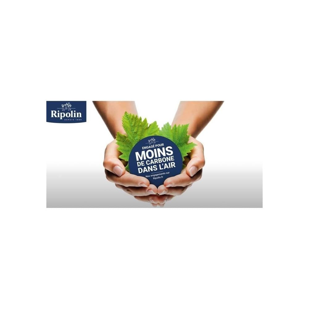 RIPOLIN – Capa interior antihumedad interior – Soportes húmedos o difíciles – Fija los fondos porosos – Alta protección – Máscara de aureolas y manchas de humedad – Mate – 0,75 L – Blanco