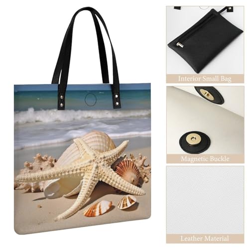Grand sac à main en cuir imperméable pour protéger vos affaires - 4