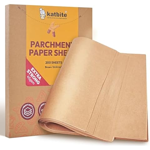 Katbite Unbleached Parchment Paper 200 Sheets Cover